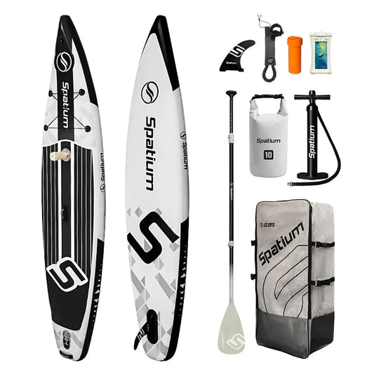Spatium Touring Inflatable Stand Up Paddle Board Set With Pump
